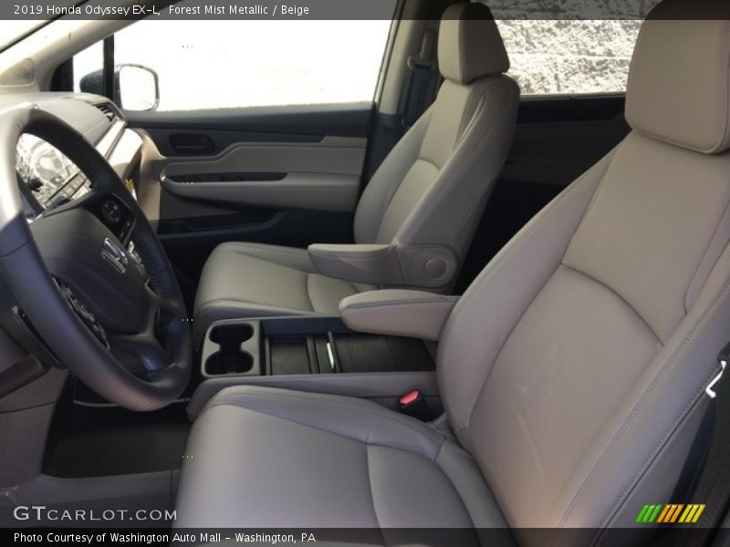 Forest Mist Metallic / Beige 2019 Honda Odyssey EX-L