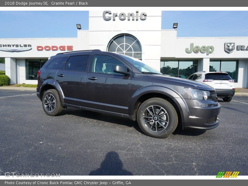 Granite Pearl / Black 2018 Dodge Journey SE