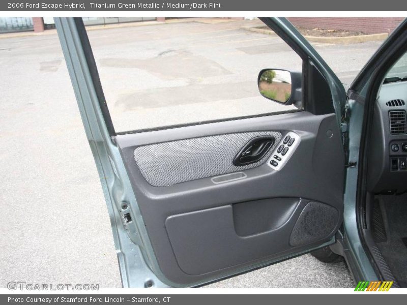 Titanium Green Metallic / Medium/Dark Flint 2006 Ford Escape Hybrid