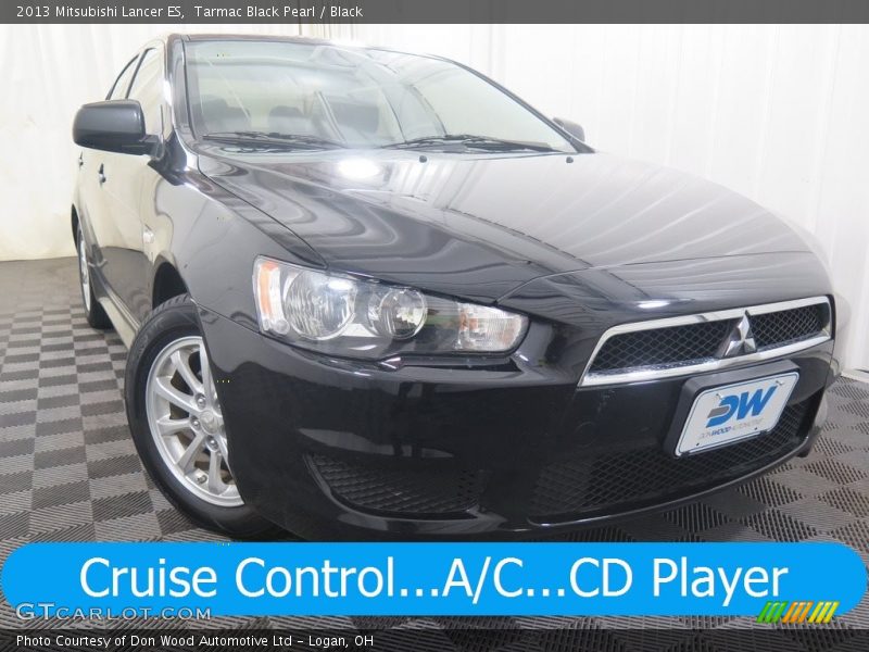 Tarmac Black Pearl / Black 2013 Mitsubishi Lancer ES