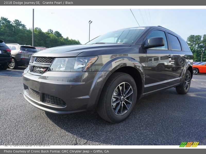 Granite Pearl / Black 2018 Dodge Journey SE
