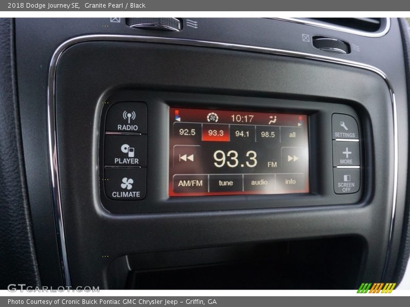 Granite Pearl / Black 2018 Dodge Journey SE