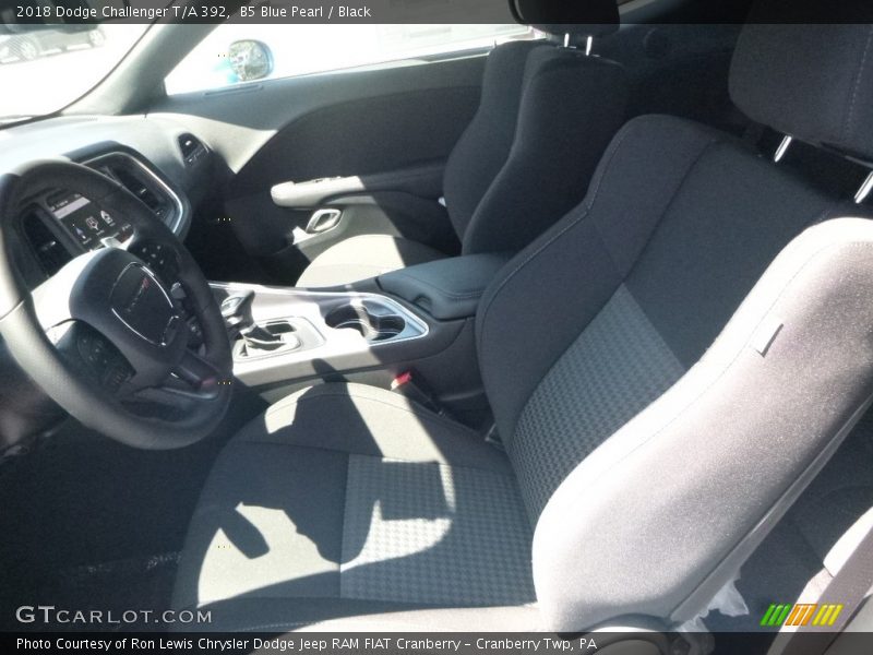 B5 Blue Pearl / Black 2018 Dodge Challenger T/A 392