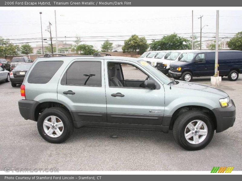 Titanium Green Metallic / Medium/Dark Flint 2006 Ford Escape Hybrid