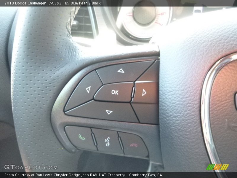 B5 Blue Pearl / Black 2018 Dodge Challenger T/A 392