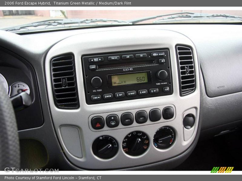 Titanium Green Metallic / Medium/Dark Flint 2006 Ford Escape Hybrid
