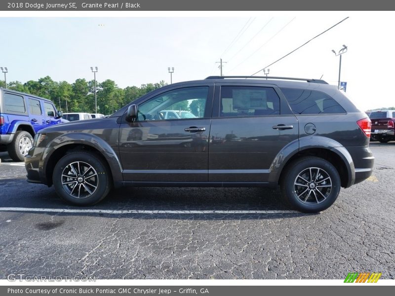 Granite Pearl / Black 2018 Dodge Journey SE