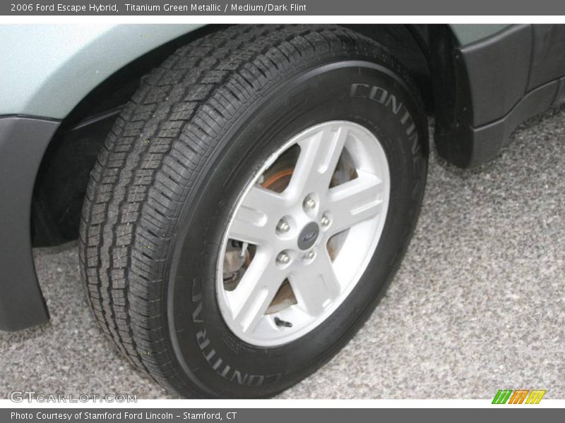 Titanium Green Metallic / Medium/Dark Flint 2006 Ford Escape Hybrid