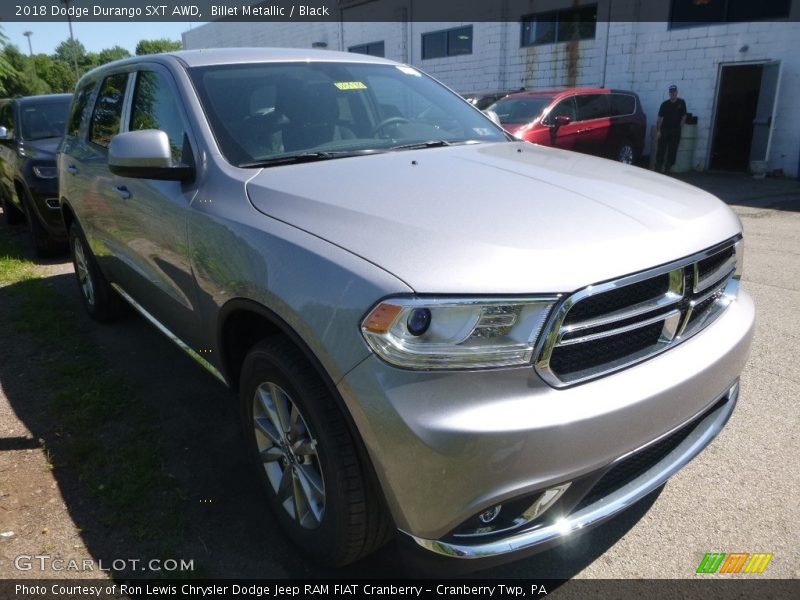 Billet Metallic / Black 2018 Dodge Durango SXT AWD