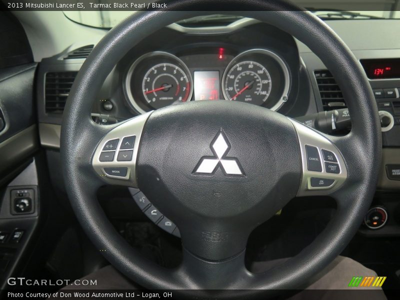 Tarmac Black Pearl / Black 2013 Mitsubishi Lancer ES