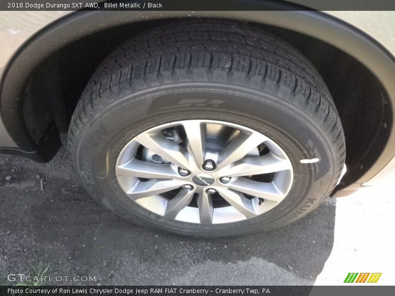 Billet Metallic / Black 2018 Dodge Durango SXT AWD