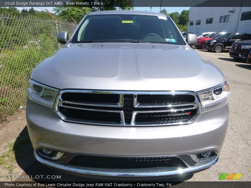 Billet Metallic / Black 2018 Dodge Durango SXT AWD