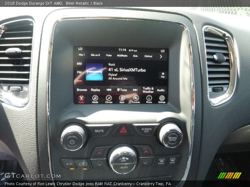 Billet Metallic / Black 2018 Dodge Durango SXT AWD