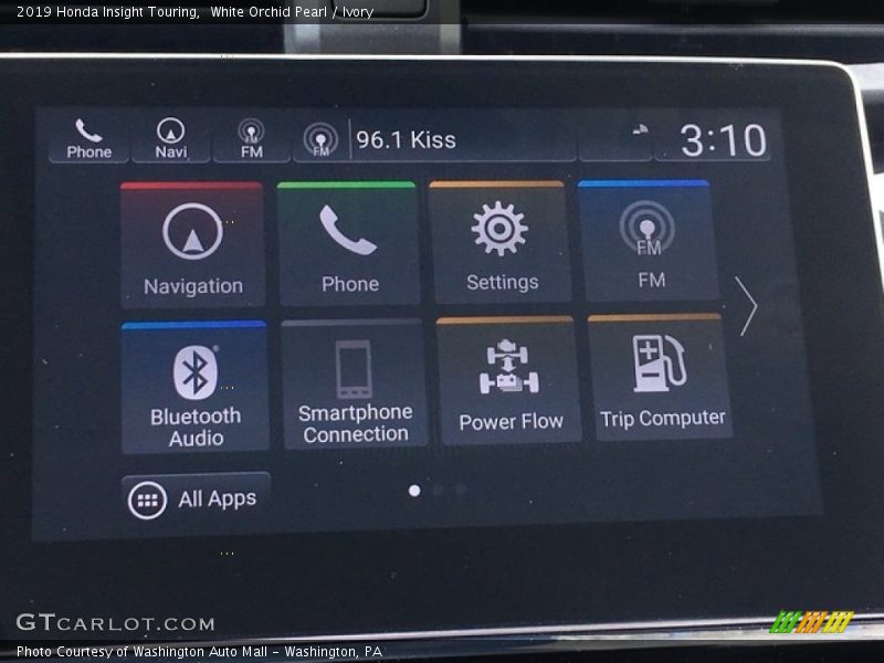 White Orchid Pearl / Ivory 2019 Honda Insight Touring