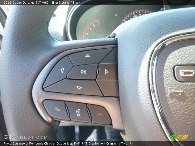 Billet Metallic / Black 2018 Dodge Durango SXT AWD