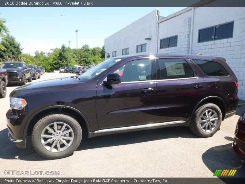 In–Violet / Black 2018 Dodge Durango SXT AWD