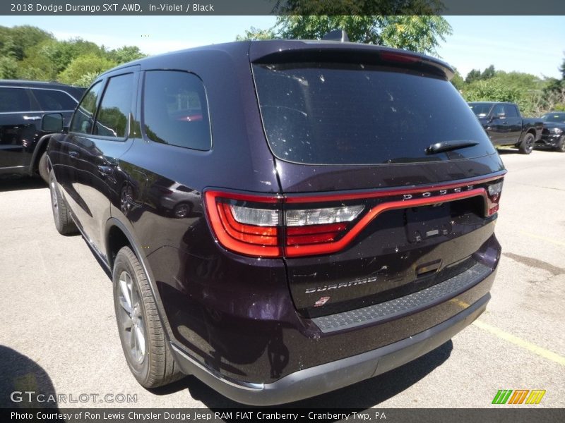 In–Violet / Black 2018 Dodge Durango SXT AWD