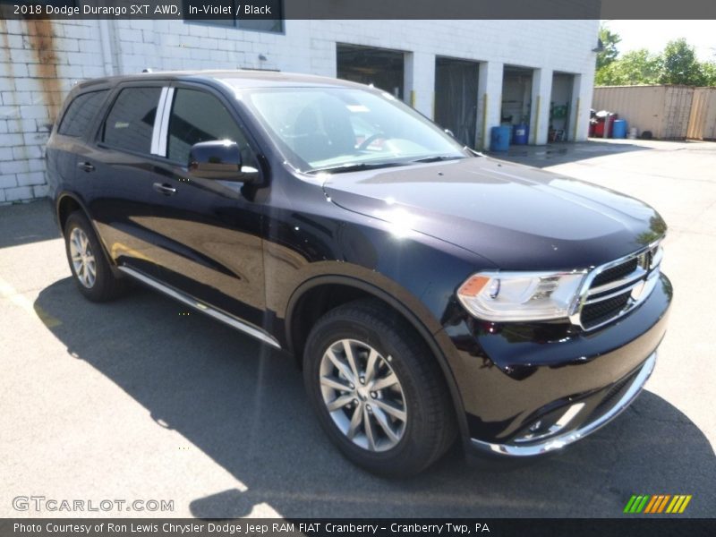 In–Violet / Black 2018 Dodge Durango SXT AWD