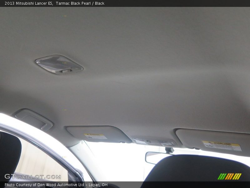 Tarmac Black Pearl / Black 2013 Mitsubishi Lancer ES