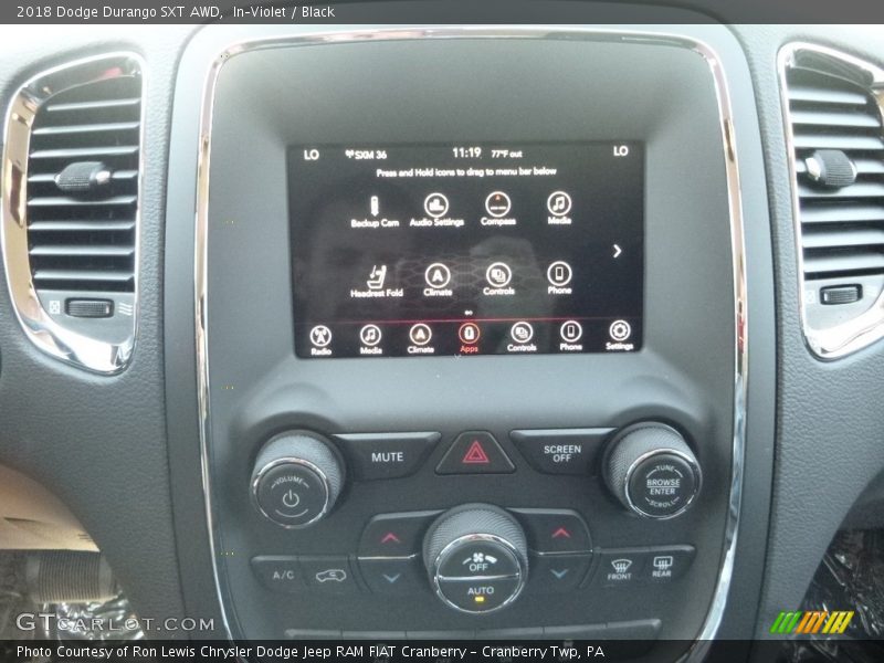 In–Violet / Black 2018 Dodge Durango SXT AWD