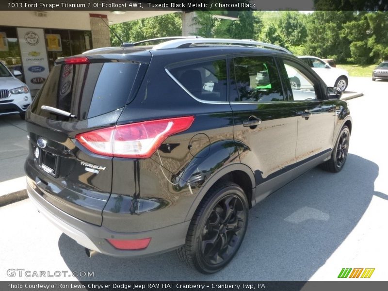 Tuxedo Black Metallic / Charcoal Black 2013 Ford Escape Titanium 2.0L EcoBoost 4WD