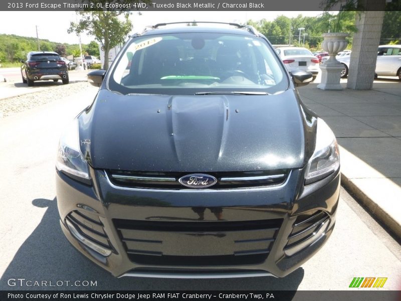 Tuxedo Black Metallic / Charcoal Black 2013 Ford Escape Titanium 2.0L EcoBoost 4WD