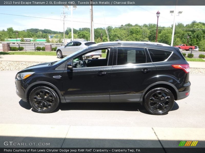 Tuxedo Black Metallic / Charcoal Black 2013 Ford Escape Titanium 2.0L EcoBoost 4WD