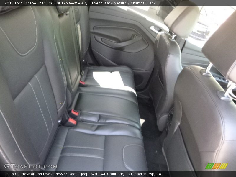 Tuxedo Black Metallic / Charcoal Black 2013 Ford Escape Titanium 2.0L EcoBoost 4WD