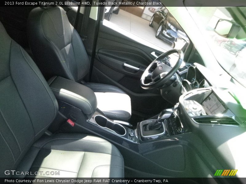 Tuxedo Black Metallic / Charcoal Black 2013 Ford Escape Titanium 2.0L EcoBoost 4WD