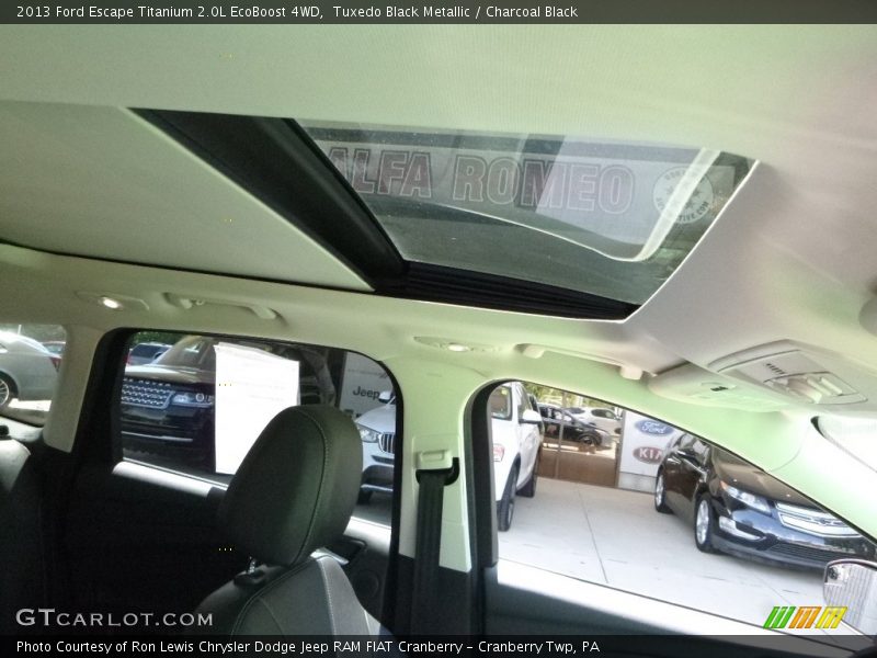 Tuxedo Black Metallic / Charcoal Black 2013 Ford Escape Titanium 2.0L EcoBoost 4WD