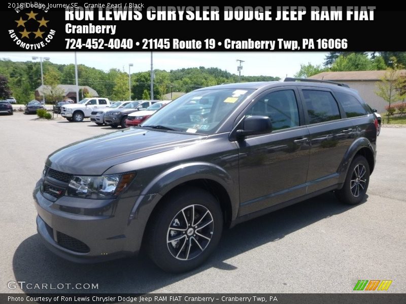 Granite Pearl / Black 2018 Dodge Journey SE