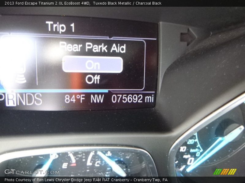 Tuxedo Black Metallic / Charcoal Black 2013 Ford Escape Titanium 2.0L EcoBoost 4WD