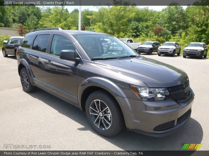 Granite Pearl / Black 2018 Dodge Journey SE