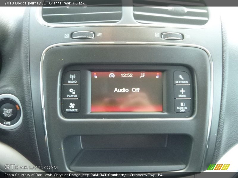 Granite Pearl / Black 2018 Dodge Journey SE