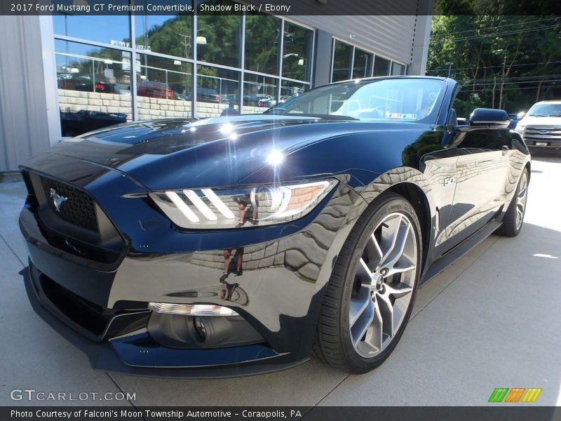 Shadow Black / Ebony 2017 Ford Mustang GT Premium Convertible