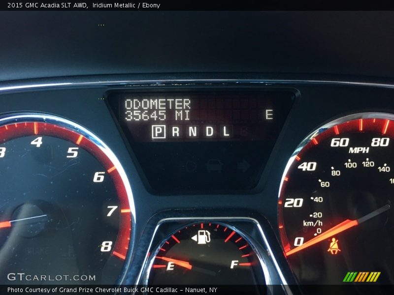 Iridium Metallic / Ebony 2015 GMC Acadia SLT AWD
