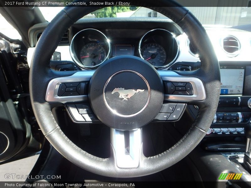 Shadow Black / Ebony 2017 Ford Mustang GT Premium Convertible