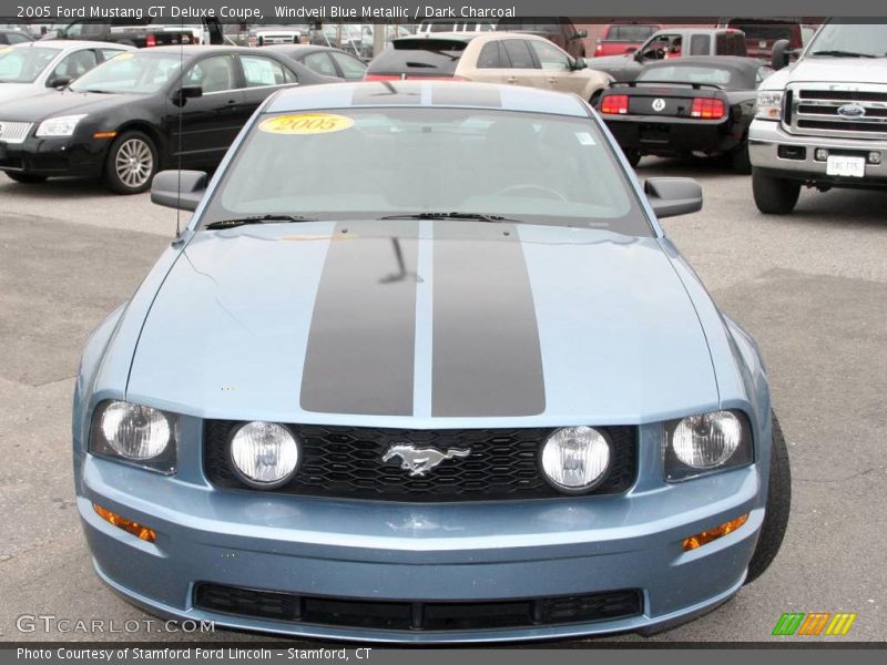 Windveil Blue Metallic / Dark Charcoal 2005 Ford Mustang GT Deluxe Coupe