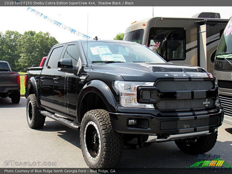 Shadow Black / Black 2018 Ford F150 Shelby Cobra Edition SuperCrew 4x4