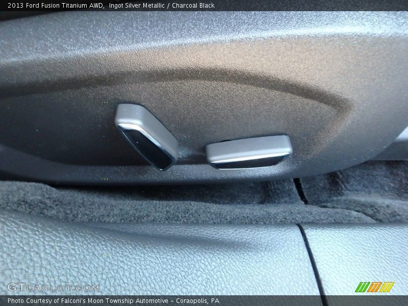 Ingot Silver Metallic / Charcoal Black 2013 Ford Fusion Titanium AWD