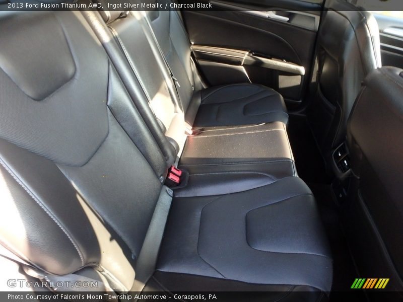 Ingot Silver Metallic / Charcoal Black 2013 Ford Fusion Titanium AWD