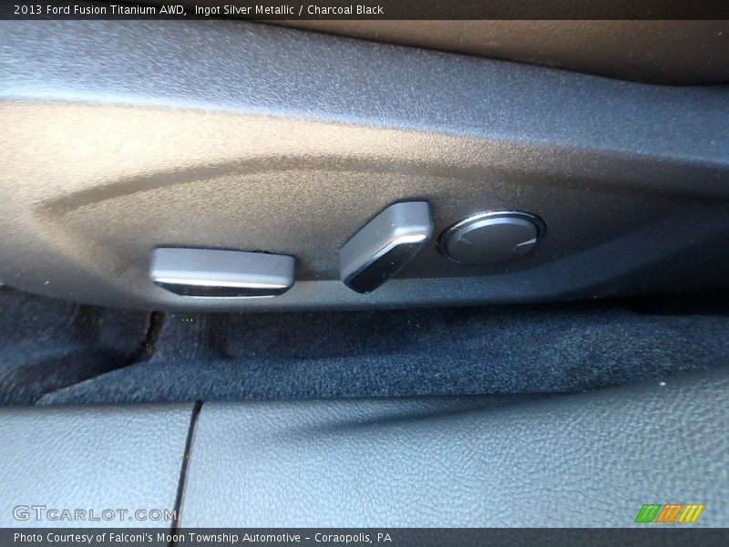 Ingot Silver Metallic / Charcoal Black 2013 Ford Fusion Titanium AWD