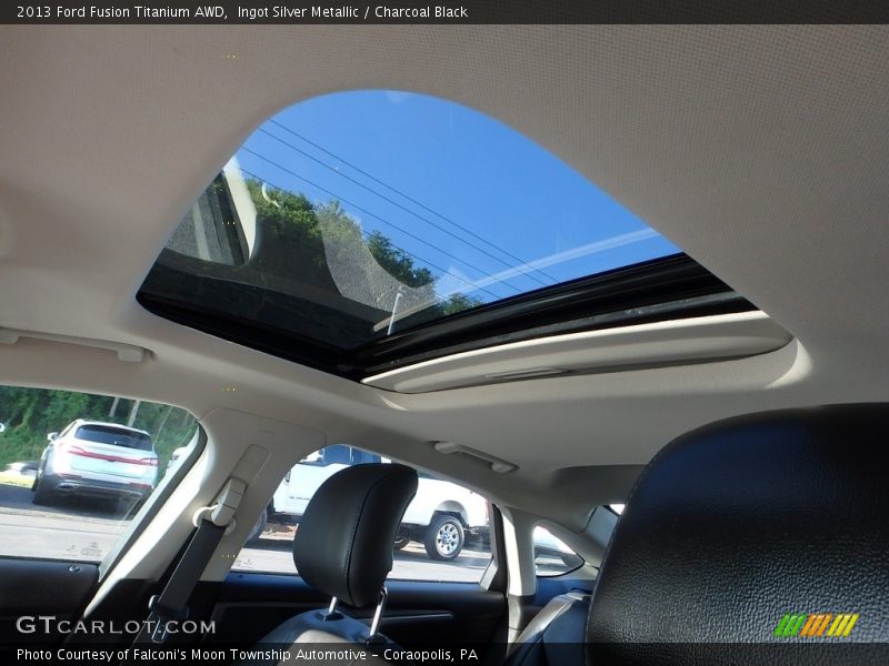 Ingot Silver Metallic / Charcoal Black 2013 Ford Fusion Titanium AWD