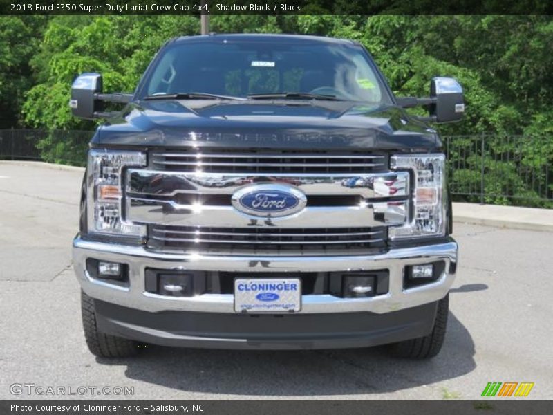 Shadow Black / Black 2018 Ford F350 Super Duty Lariat Crew Cab 4x4