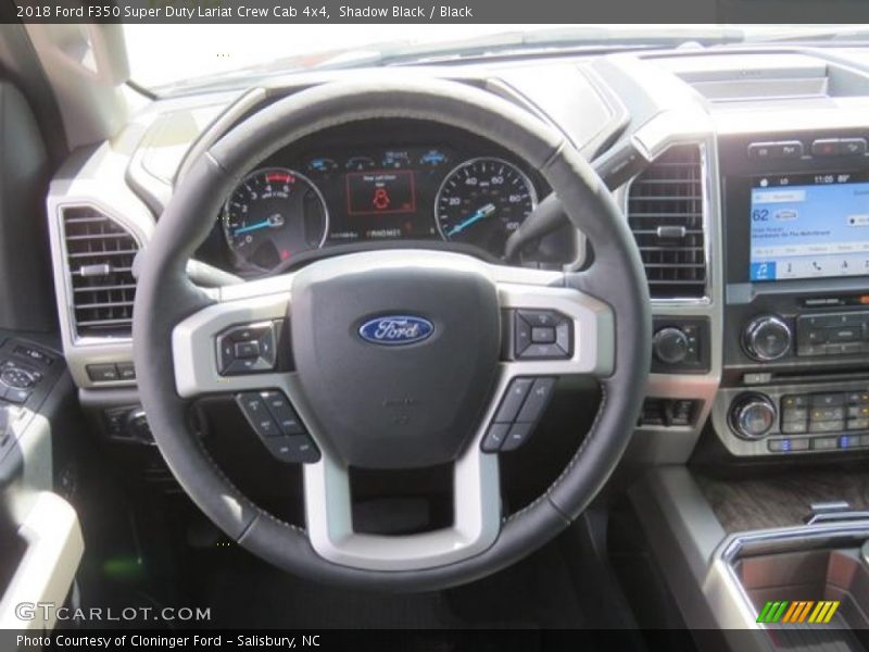 Shadow Black / Black 2018 Ford F350 Super Duty Lariat Crew Cab 4x4