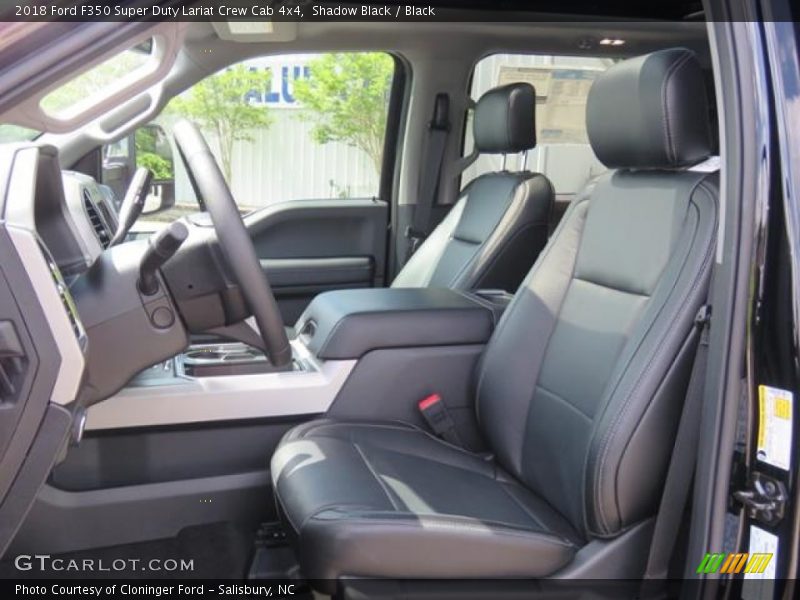 Shadow Black / Black 2018 Ford F350 Super Duty Lariat Crew Cab 4x4