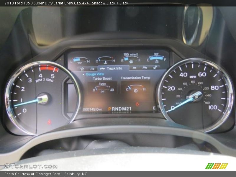 Shadow Black / Black 2018 Ford F350 Super Duty Lariat Crew Cab 4x4