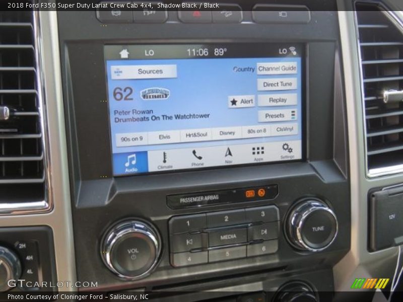 Shadow Black / Black 2018 Ford F350 Super Duty Lariat Crew Cab 4x4