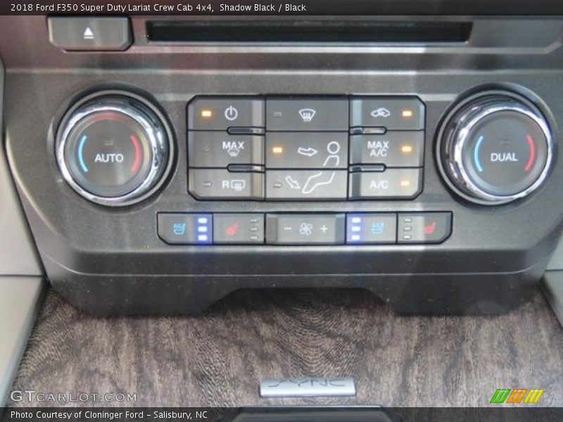 Shadow Black / Black 2018 Ford F350 Super Duty Lariat Crew Cab 4x4