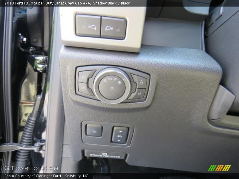 Shadow Black / Black 2018 Ford F350 Super Duty Lariat Crew Cab 4x4